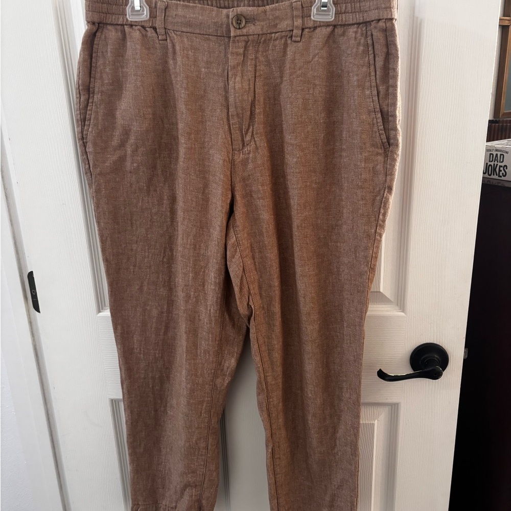 Men's Brown linen Pants